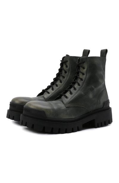 Кожаные ботинки strike BALENCIAGA, арт. 670632/WBCP1, фото 1