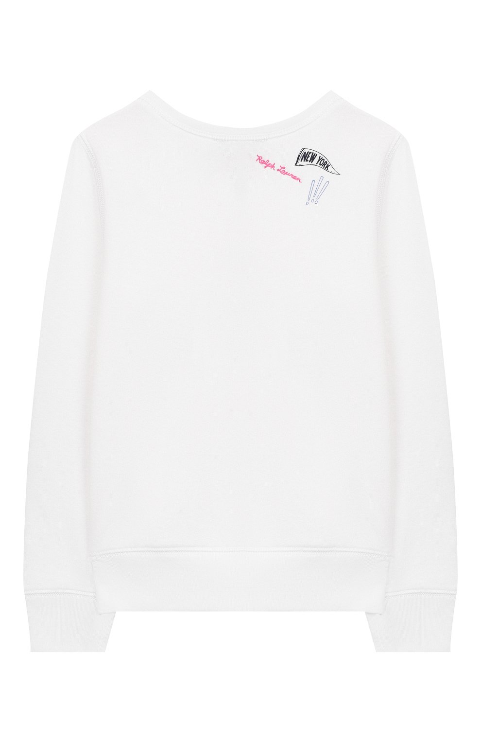 Хлопковый свитшот POLO RALPH LAUREN белого цвета по цене 11200 руб., арт. 313790424, фото 2 Хлопковый свитшот POLO RALPH LAUREN, арт. 313790424, фото 2