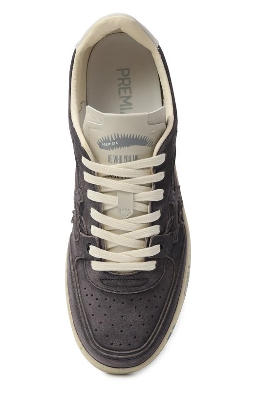 Замшевые кеды Bskt Clay Premiata BSKT CLAY/VAR 6962 Серый  BSKT CLAY/VAR 6962 Фото 6