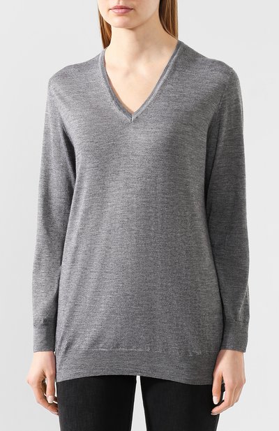 Пуловер из смеси кашемира и шелка IL BORGO CASHMERE, арт. 51-542G0, фото 3