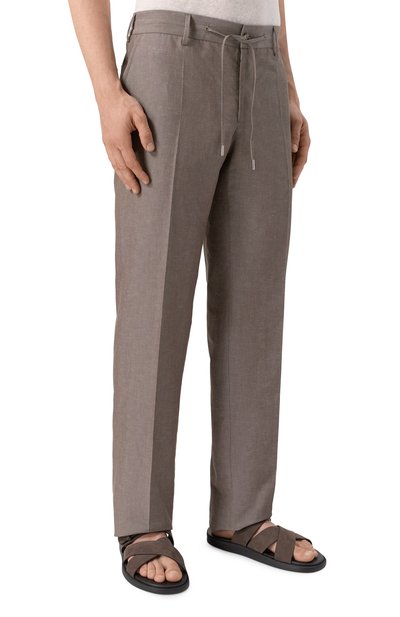 Брюки из хлопка и льна MVST, арт. MKATTY22/802, фото 3