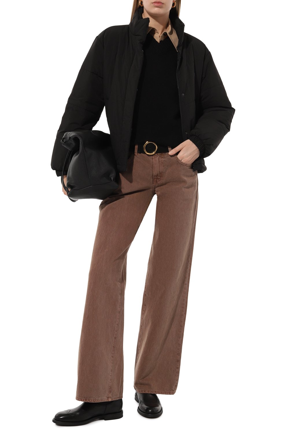 Пуловер из шерсти и кашемира EMPORIO ARMANI черного цвета по цене 38700 руб., арт. 6D2MWB/2M17Z, фото 2 Пуловер из шерсти и кашемира EMPORIO ARMANI, арт. 6D2MWB/2M17Z, фото 2