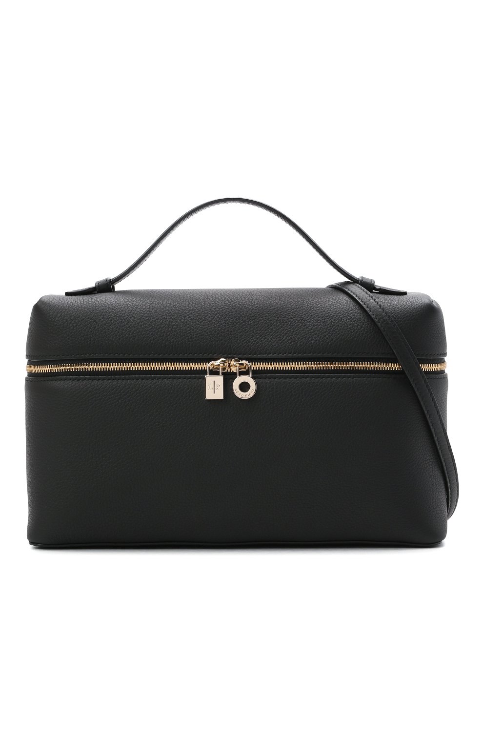 Женская черная сумка extra pocket l27 LORO PIANA купить в интернет