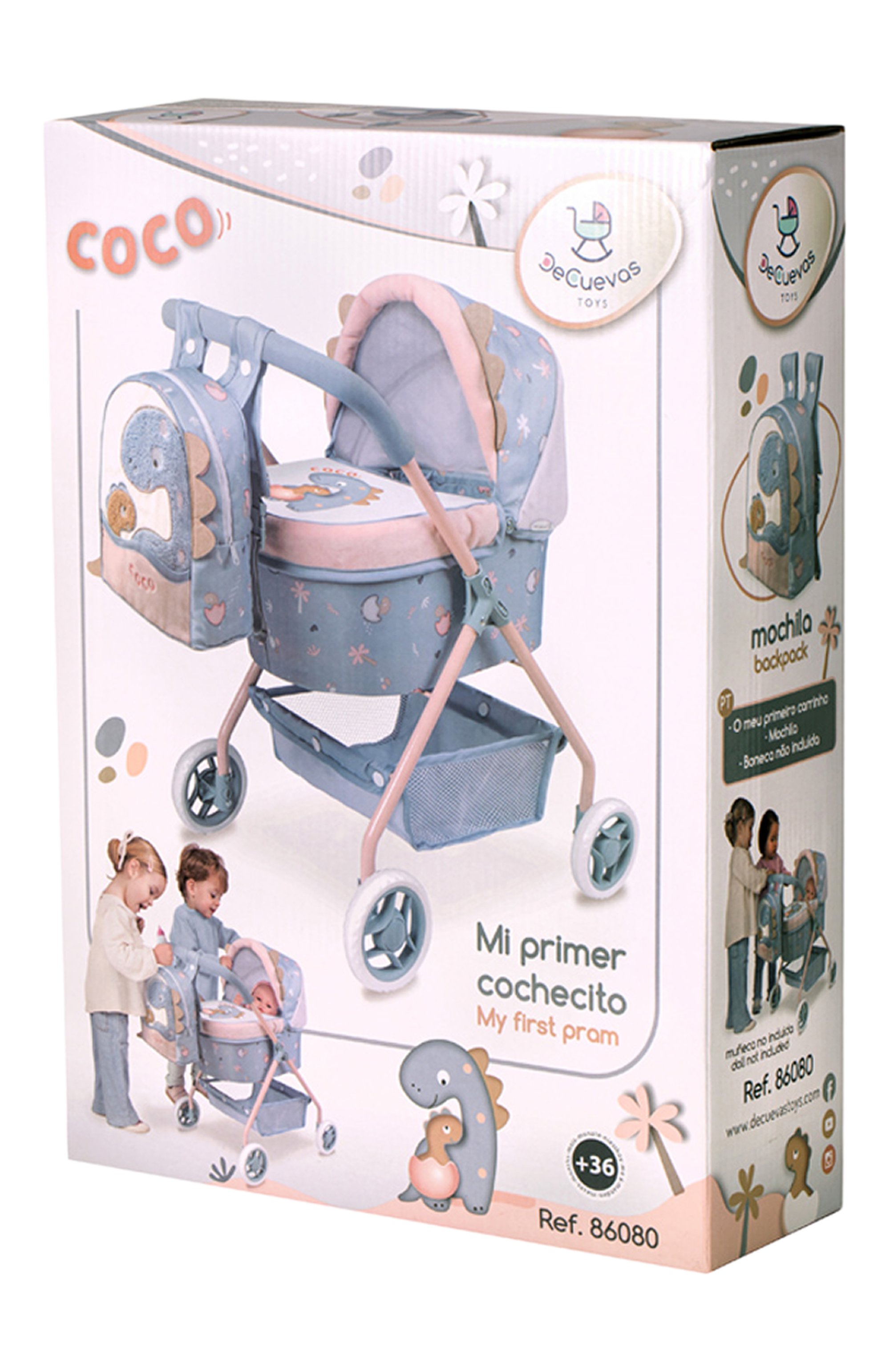 Коляска-люлька для кукол коко DECUEVAS, арт. 86080, фото 3