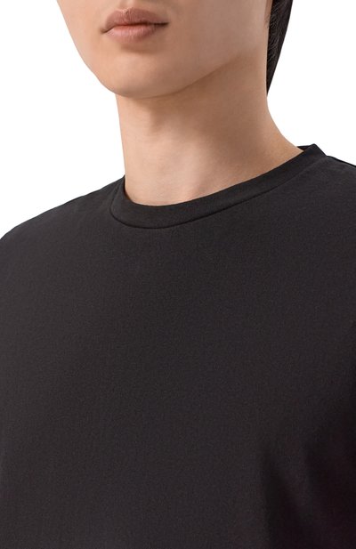 Хлопковая футболка SAINT LAURENT, арт. 861693/Y38AK, фото 5