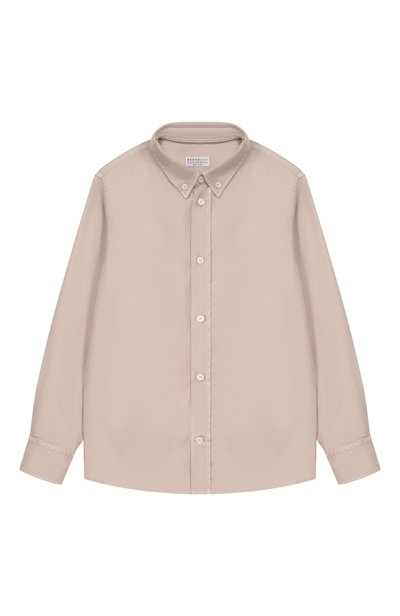 Хлопковая рубашка BRUNELLO CUCINELLI, арт. BD697C300B