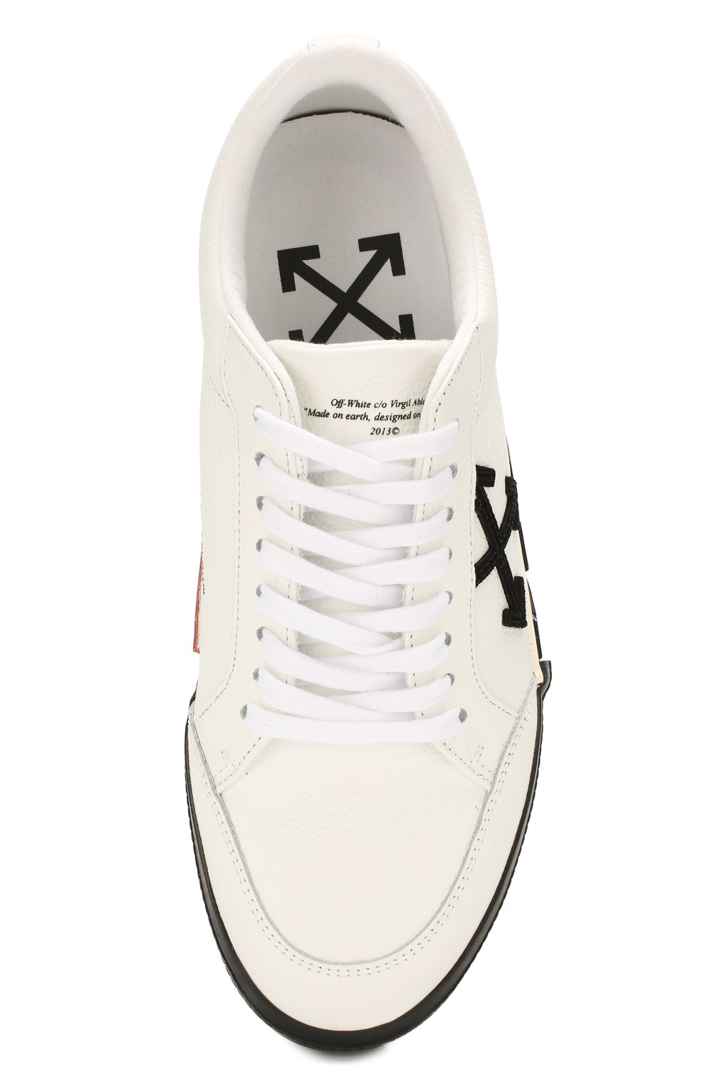 Кожаные кеды vulcanized OFF-WHITE, арт. 0MIA085S20D680380110, фото 5