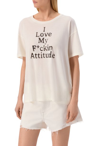 Футболка из хлопка и кашемира R13, арт. R13WK141-K140B, фото 3