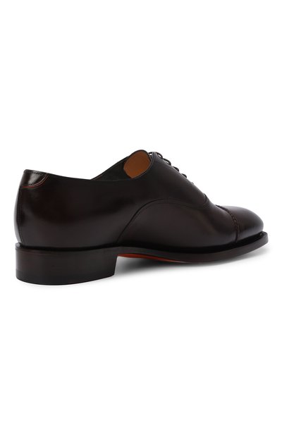 Кожаные оксфорды adrian SANTONI, арт. MCAG19231MC3HVVD, фото 4