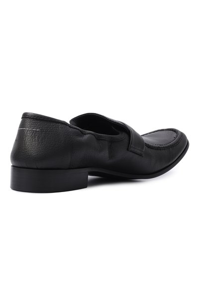 Кожаные лоферы swing-toe MM6, арт. SH3WR0008/P7810, фото 4