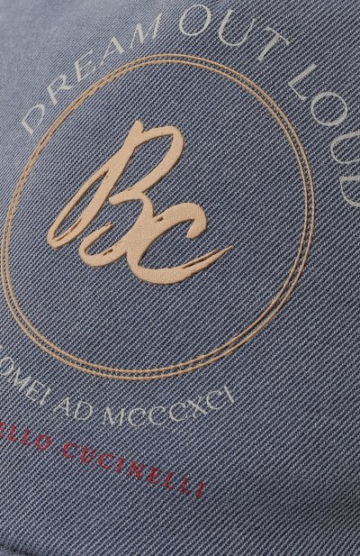 Хлопковая бейсболка BRUNELLO CUCINELLI, арт. M252W9987, фото 4