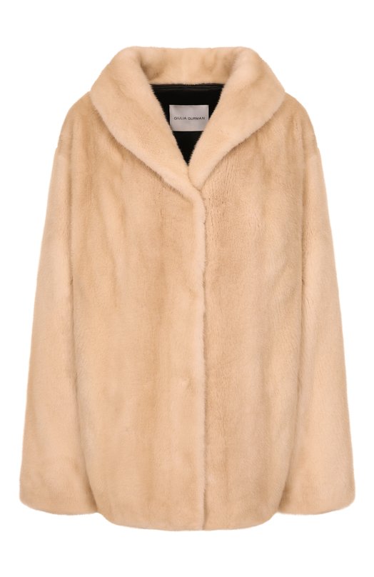 Шуба из норки Giulia Gurman 2503P Бежевый 2503P