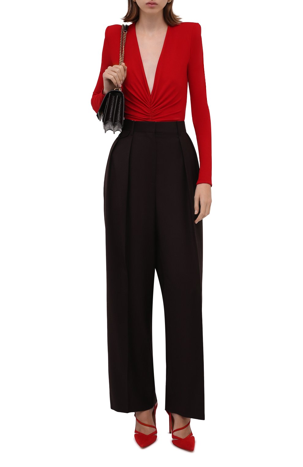 Шерстяные брюки THE ROW, арт. 5963W2107, фото 2