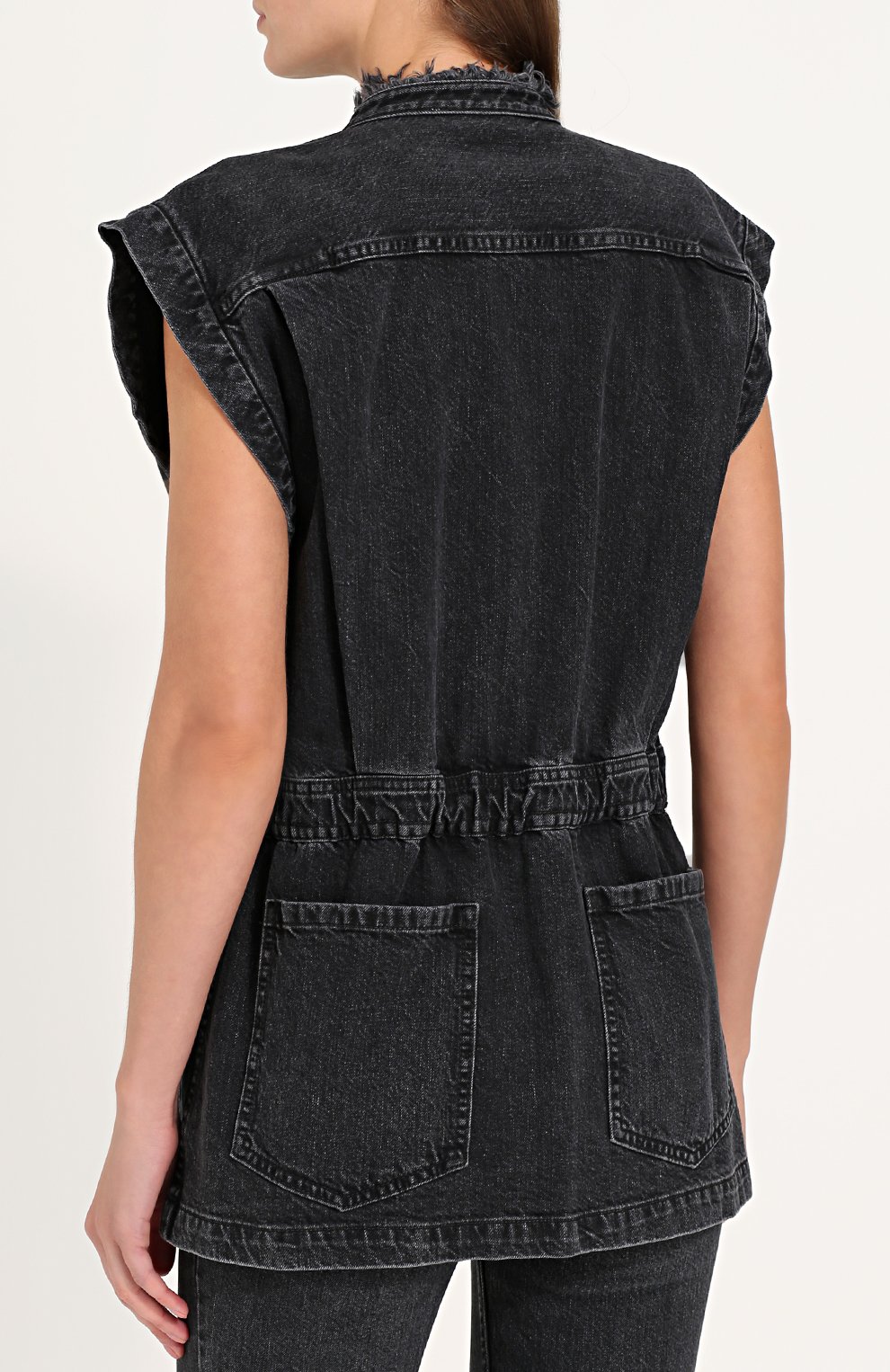 Джинсовый приталенный жилет RACHEL COMEY, арт. 47-700 DENIM, фото 4