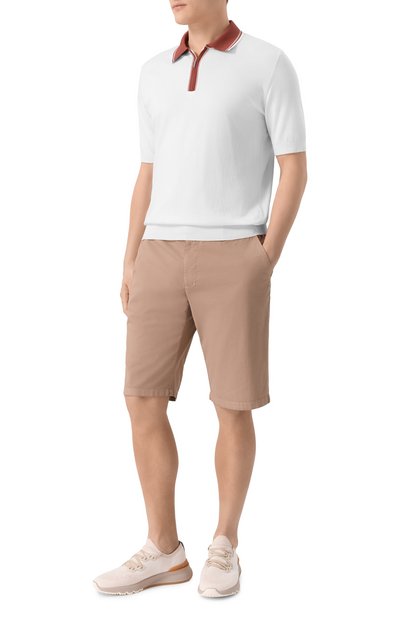 Мужские шорты из хлопка и шелка ZILLI, арт. CS802BM0165VZL000