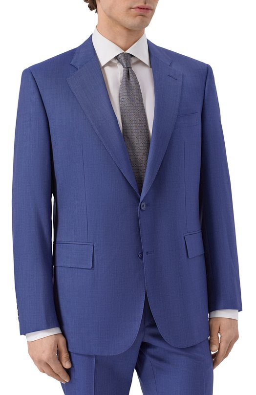 Шерстяной костюм Stefano Ricci S1SF432220/HB Синий  S1SF432220/HB Фото 2