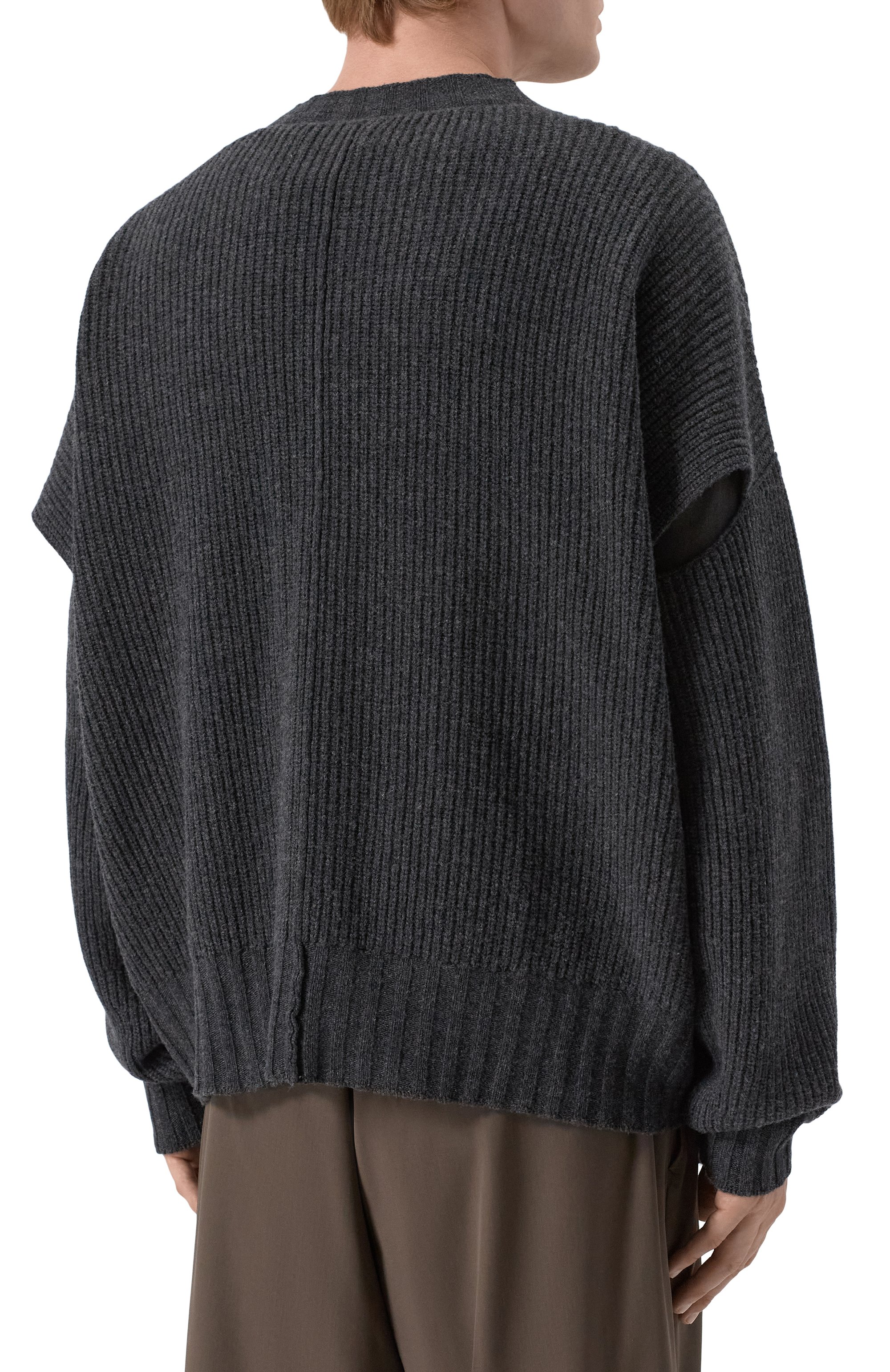 Кардиган из кашемира и шерсти ISABEL BENENATO, арт. UK41S26, фото 4