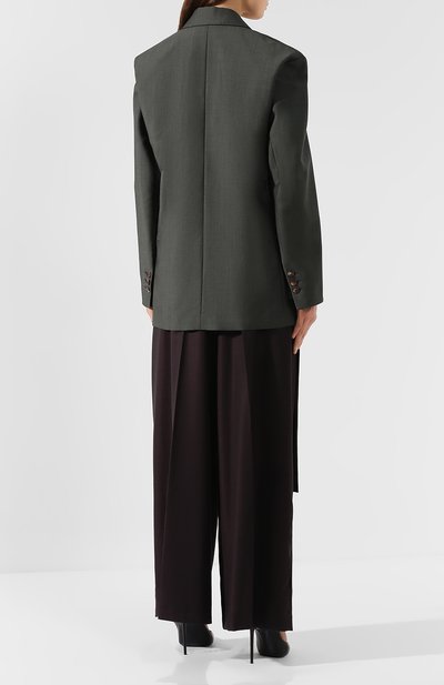 Шерстяной жакет ACNE STUDIOS зеленого цвета по цене 44950 руб., арт. AH0042, фото 4 Шерстяной жакет ACNE STUDIOS, арт. AH0042, фото 4