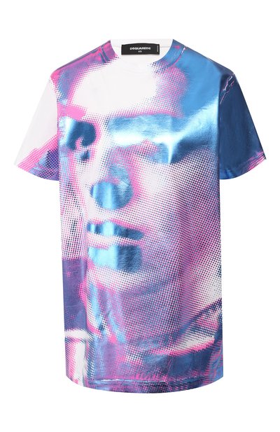 Женская хлопковая футболка DSQUARED2, арт. S75GC0997/S22427