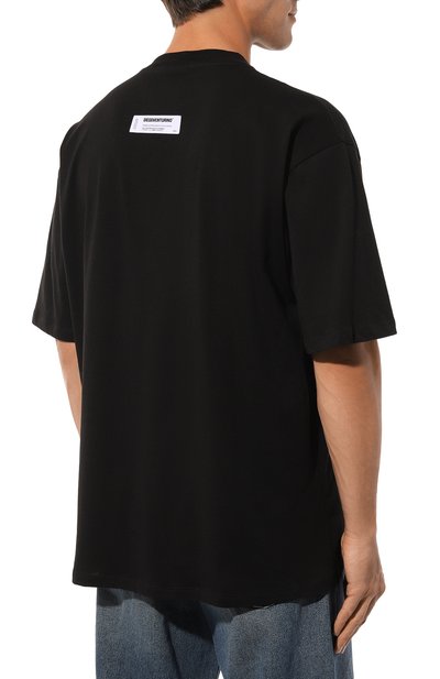 Хлопковая футболка DIEGO VENTURINO, арт. D3W4DVTS0K, фото 4