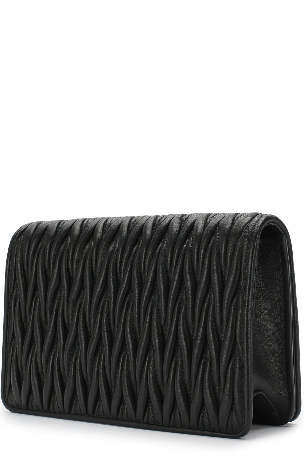 Кожаная сумка на цепочке MIU MIU, арт. 5BF069-N88-F0632-OCO, фото 2