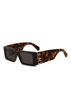 Женские солнцезащитные очки OFF-WHITE коричневого цвета, арт. 0ERI097/6007 | Фото 1 (Региональные ограничения белый список (Axapta Mercury): Не проставлено; Нос: Не проставлено; Материал: Пластик; Тип очков: С/з; Кросс-КТ: С/з-унисекс; Очки форма: Маска, Прямоугольные; Оптика Гендер: оптика-унисекс)