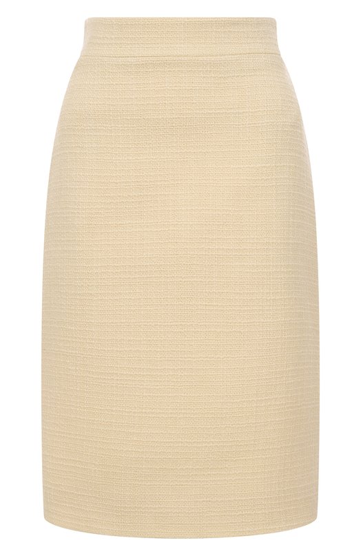 Твидовая юбка Valentino 7B0RAEB5/90Y Кремовый 7B0RAEB5/90Y