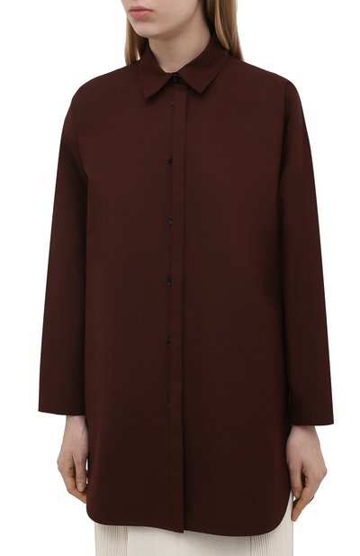 Хлопковая рубашка JIL SANDER, арт. JSWS606905-WS244200, фото 3