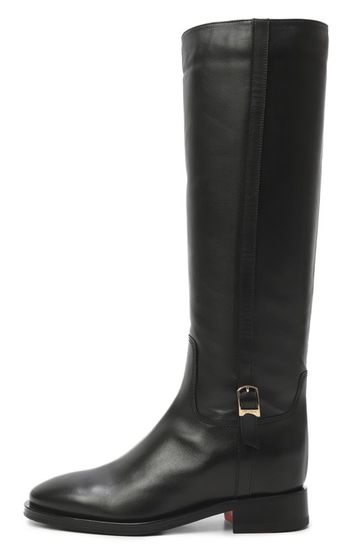 Кожаные сапоги Santoni WSHG71827BJ2HLGA Чёрный  WSHG71827BJ2HLGA Фото 4