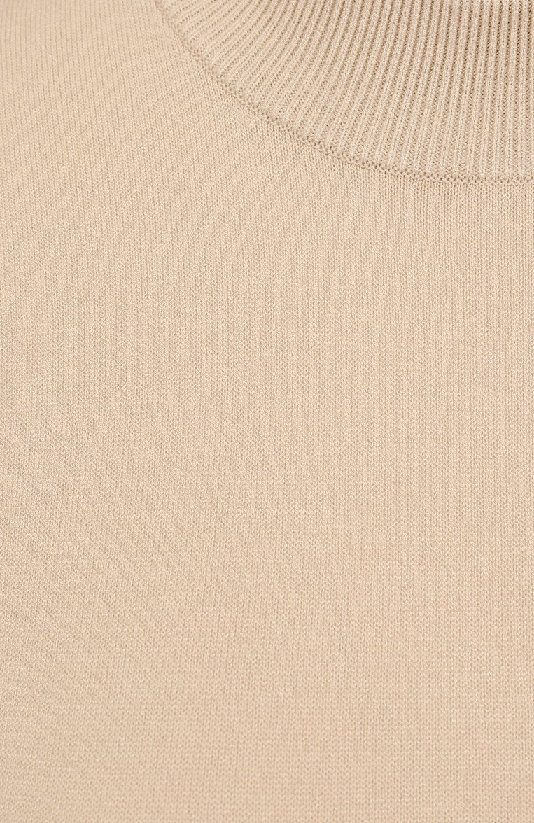 Женский топ из вискозы WEEKEND MAX MARA бежевого цвета, арт. BELGI0 | Фото 6 (Рукава: Короткие, Без рукавов; Длина (для топов): Стандартные; Материал внешний: Вискоза; Стили: Кэжуэл; Кросс-КТ: Трикотаж; Автоматизация состава: Проставлено; Автоматизация ТО: Проставлено)