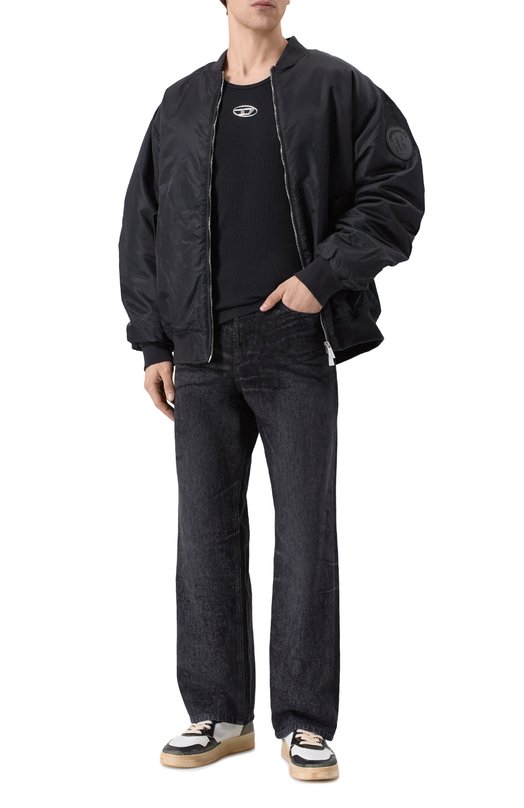 Хлопковая майка Diesel A21742/0JMBA Чёрный  A21742/0JMBA Фото 2