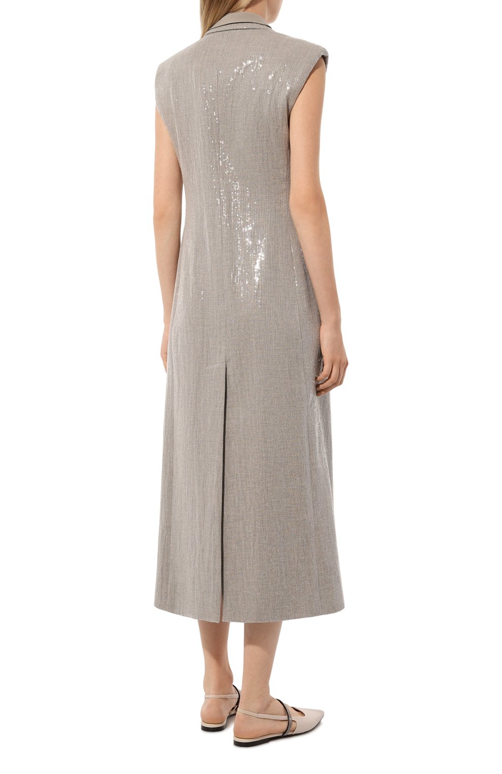 Льняной жилет BRUNELLO CUCINELLI, арт. MH5709655, фото 4