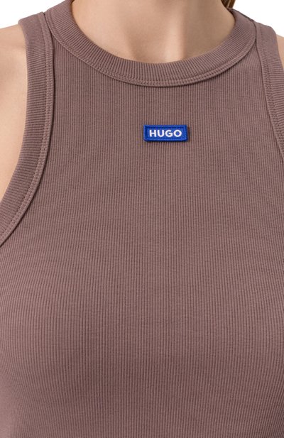 Хлопковая майка HUGO BLUE, арт. 50508857, фото 5