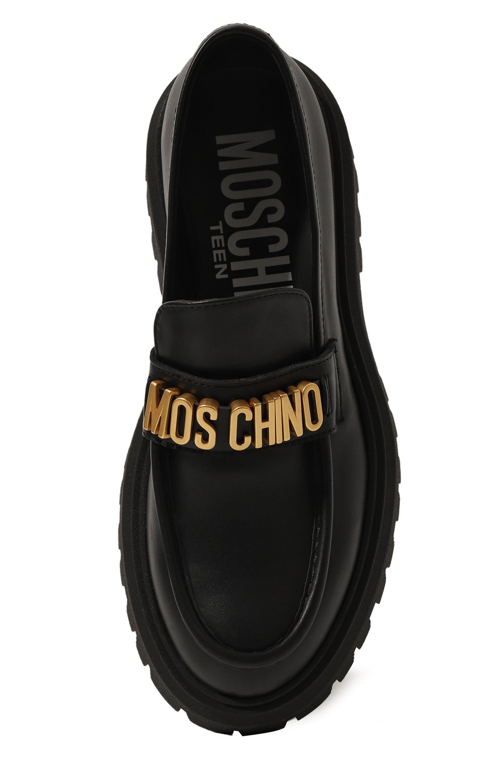 Кожаные лоферы MOSCHINO, арт. 78746/VAR1/36-41, фото 4