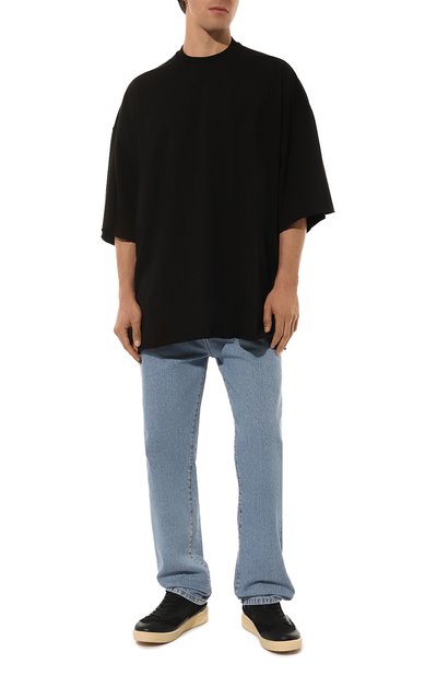 Хлопковая футболка RICK OWENS, арт. RU02C7283/BA, фото 2