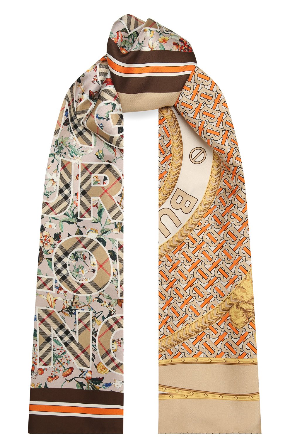 Шелковый платок BURBERRY, арт. 8043167, фото 1