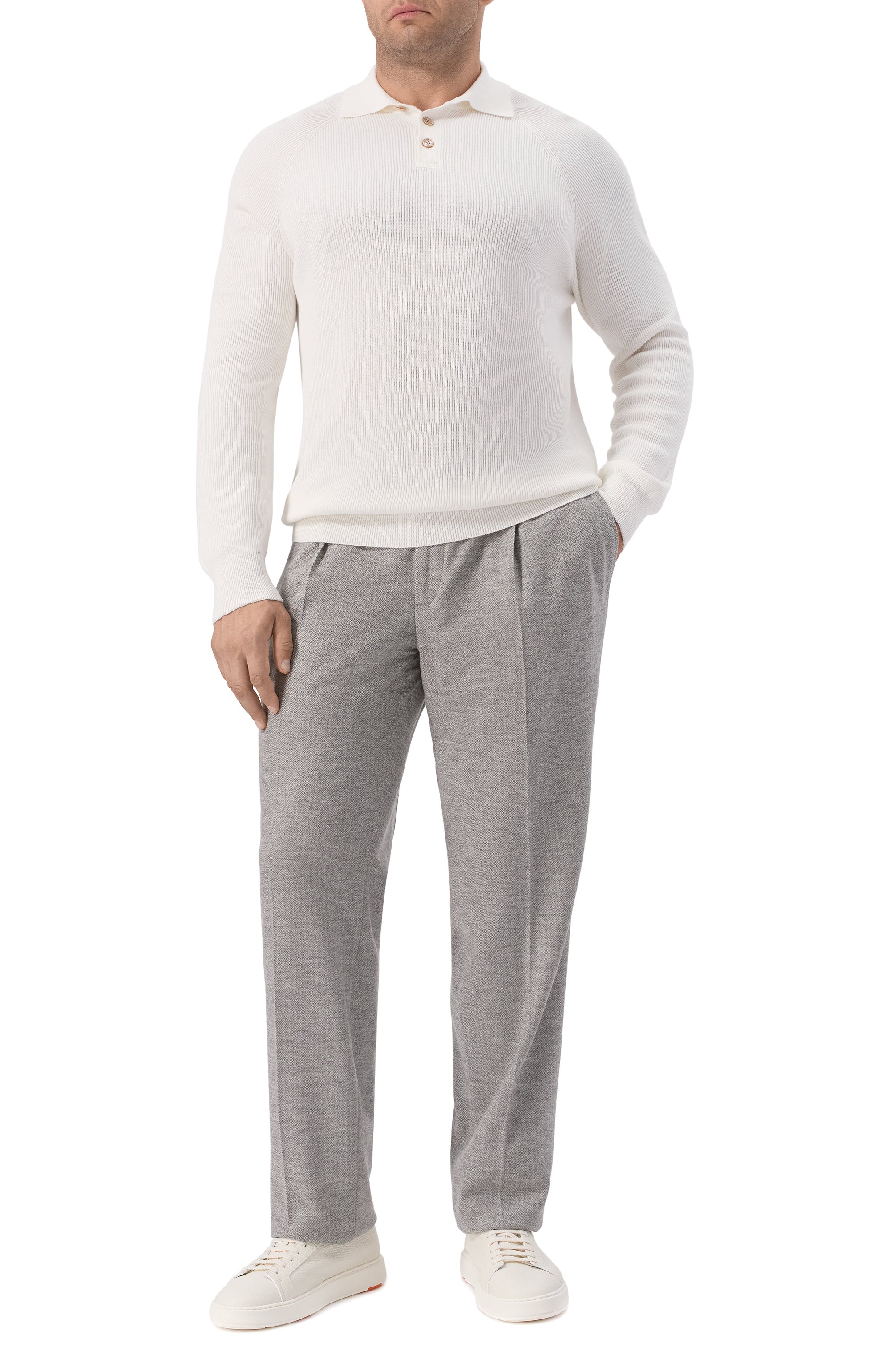 Шерстяные брюки CORTIGIANI, арт. 3AP601, фото 2