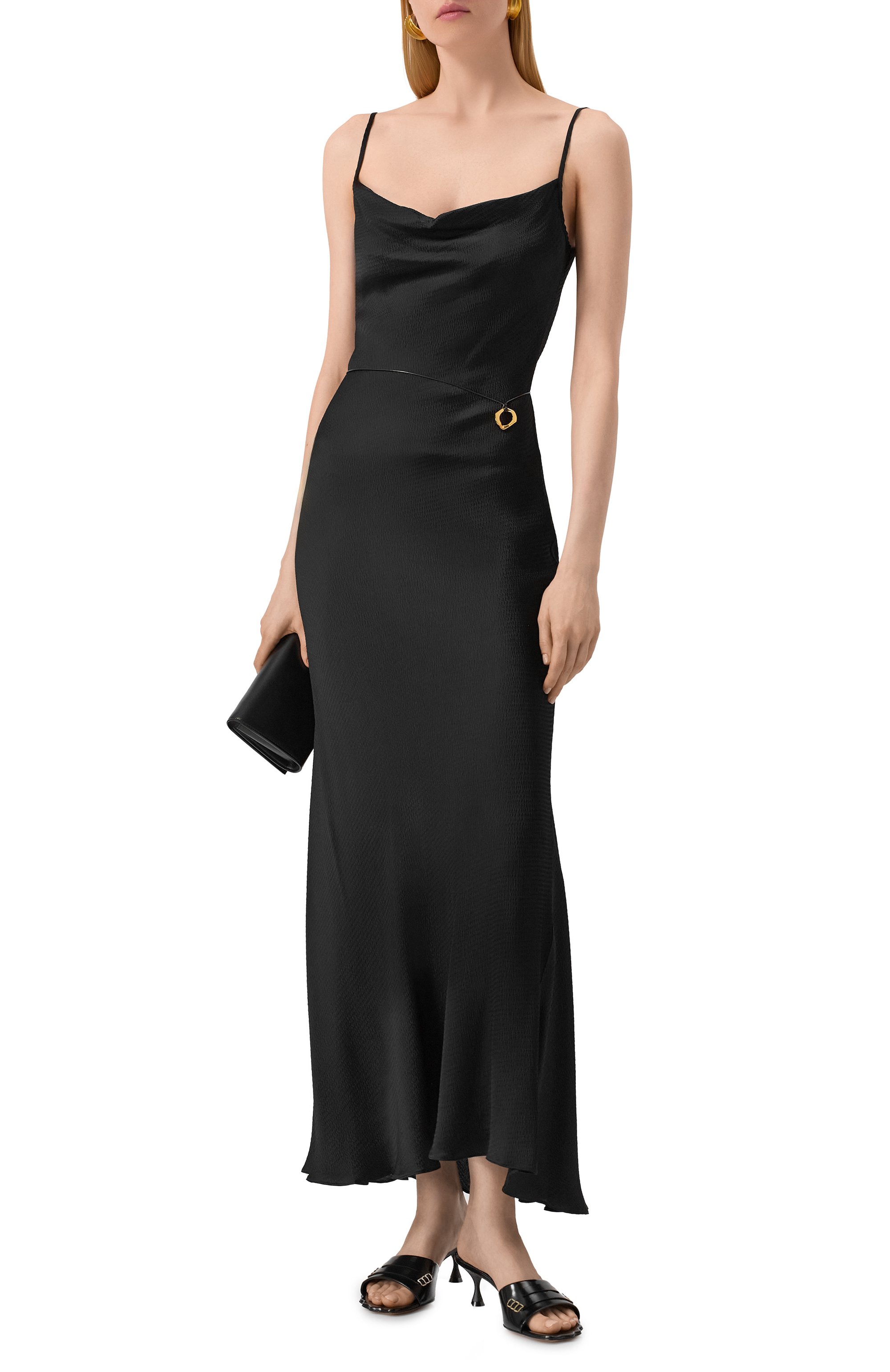 Атласное платье TWINSET, арт. 251TT2180, фото 2