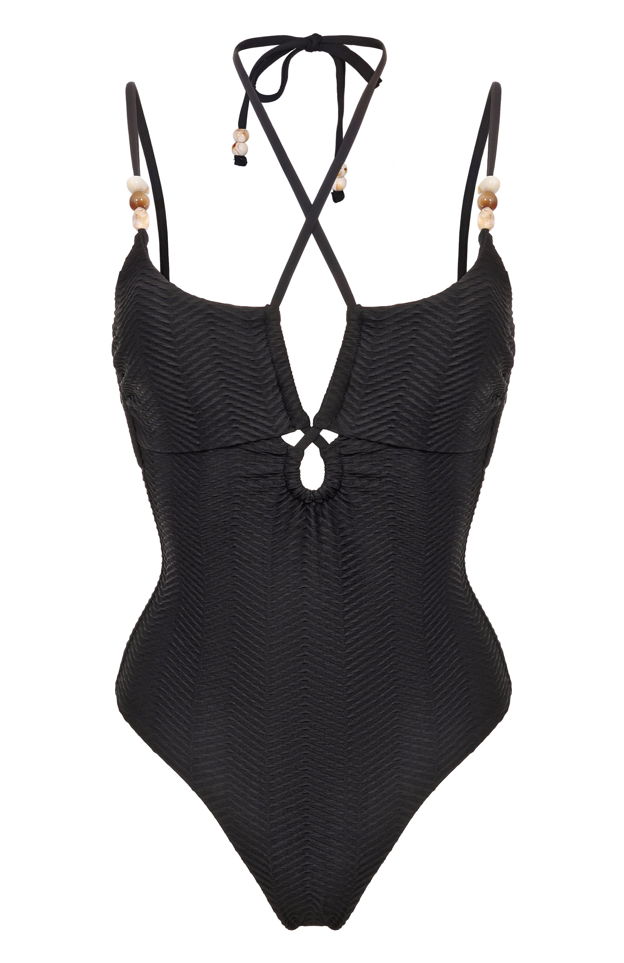 Слитный купальник SEA LEVEL черного цвета по цене 20700 руб., арт. SL1057CR, фото 1 Слитный купальник SEA LEVEL, арт. SL1057CR, фото 1