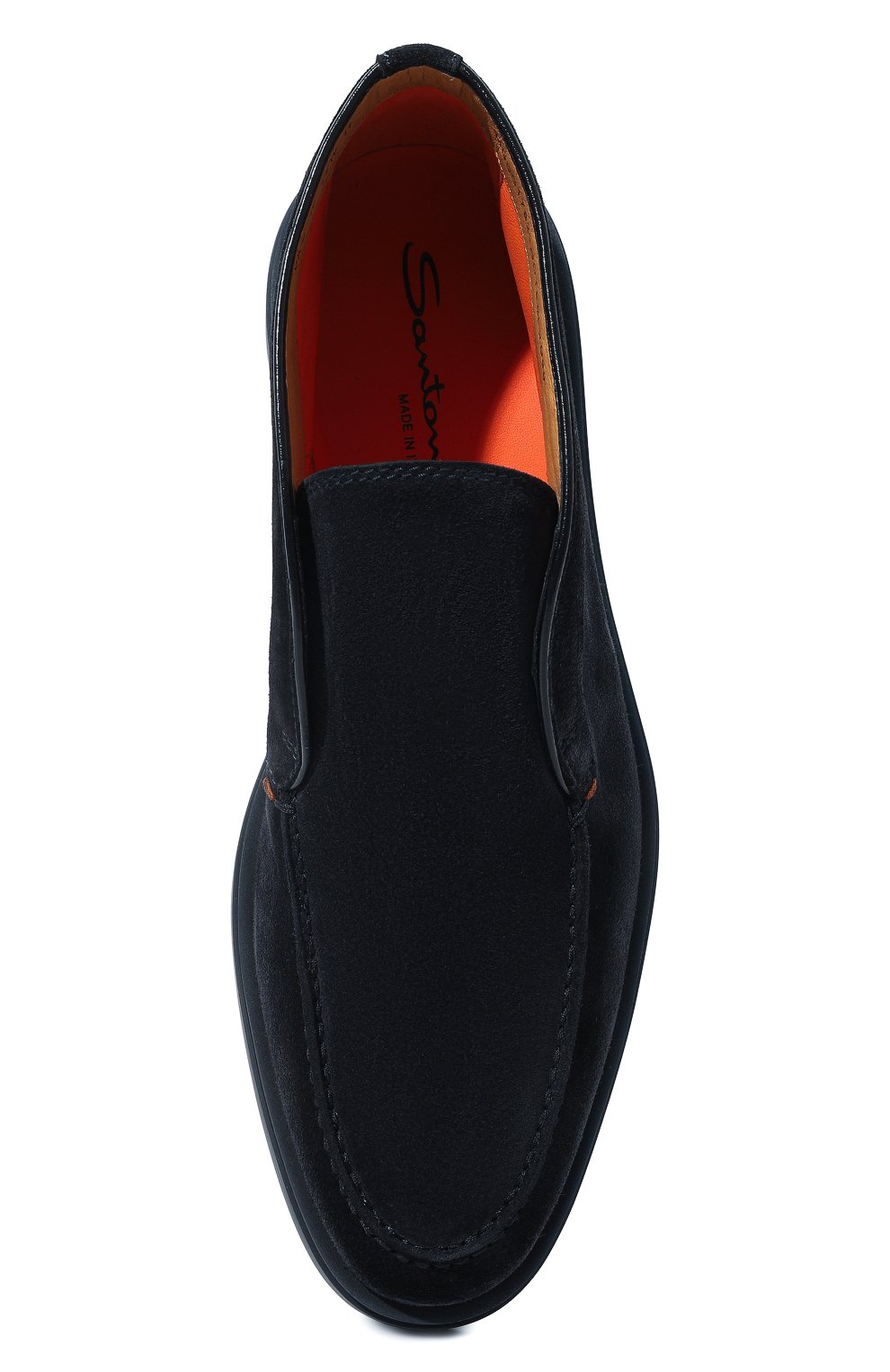 Замшевые ботинки detroit SANTONI темно-синего цвета по цене 67850 руб., арт. MGDG1782300TEGEXU60, фото 6 Замшевые ботинки detroit SANTONI, арт. MGDG1782300TEGEXU60, фото 6