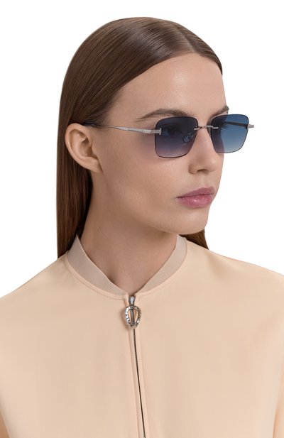 Солнцезащитные очки TOM FORD голубого цвета по цене 65500 руб., арт. TF1354 16W, фото 3 Солнцезащитные очки TOM FORD, арт. TF1354 16W, фото 3