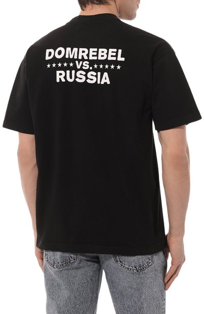 Хлопковая футболка DOMREBEL, арт. FIGHT/T-SHIRT, фото 4