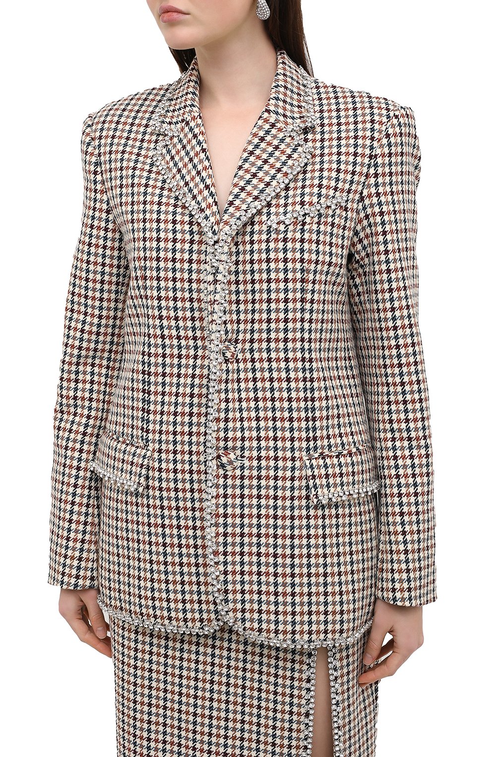 Жакет из шерсти и хлопка AREA, арт. PF20J08082C, фото 3