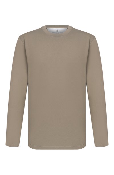 Мужская хлопковый лонгслив BRUNELLO CUCINELLI, арт. M0B137407