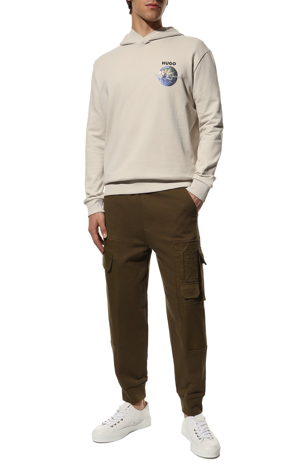 Хлопковое худи HUGO, арт. 50473788, фото 2