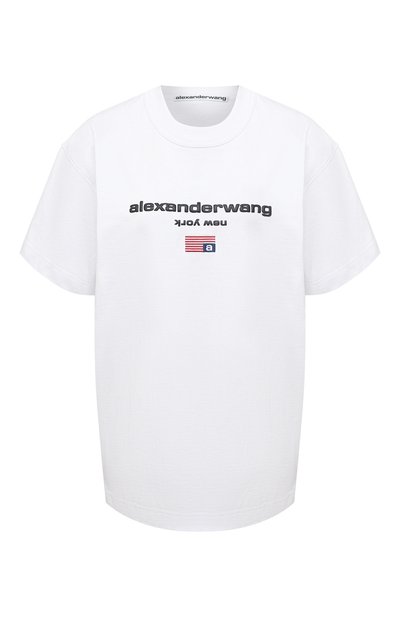Женская хлопковая футболка ALEXANDER WANG, арт. UCC1211344