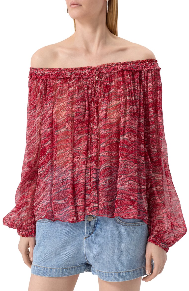 Блузка из вискозы ISABEL MARANT ETOILE, арт. 25PHT0346FB-C1J07E, фото 3
