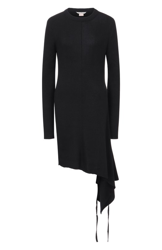 Платье из вискозы и кашемира Ruban RFW25/26-43.2.78.2 Чёрный RFW25/26-43.2.78.2