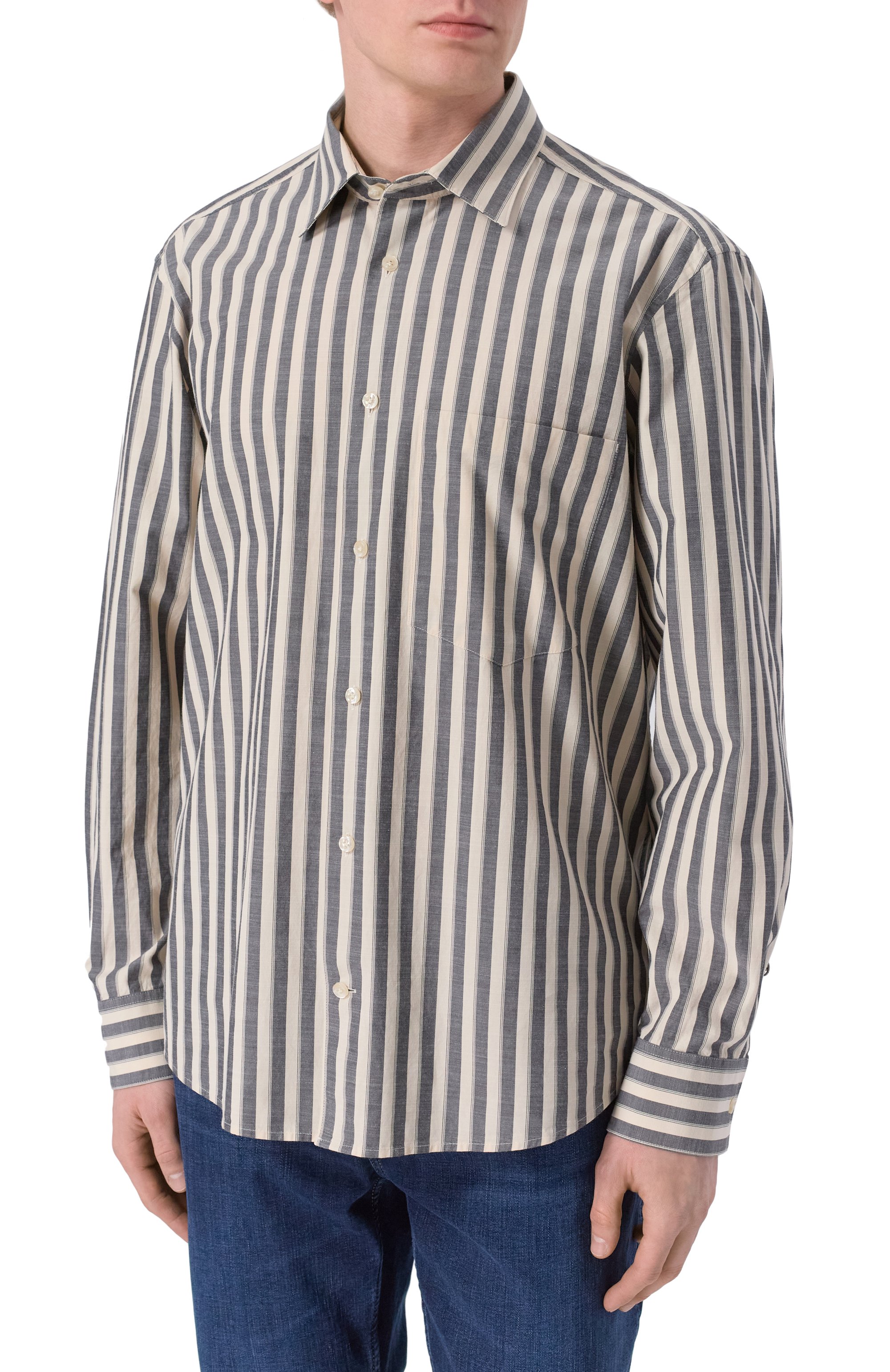 Хлопковая рубашка BOGNER, арт. 58791224, фото 3