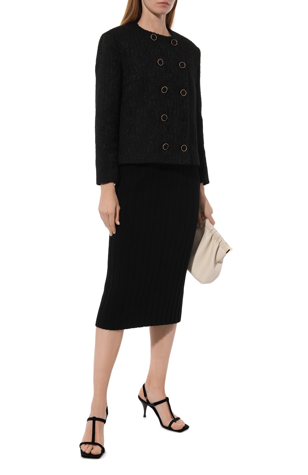 Кашемировая юбка FREEAGE, арт. FWW1910504BK, фото 2